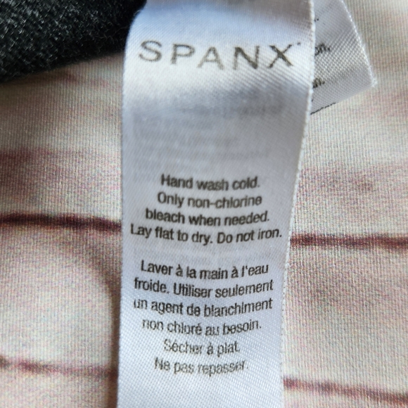 Spanx Leggings Tights Pants Heather Grey Gray Black | Women's Size Medium - Picture 6 of 8